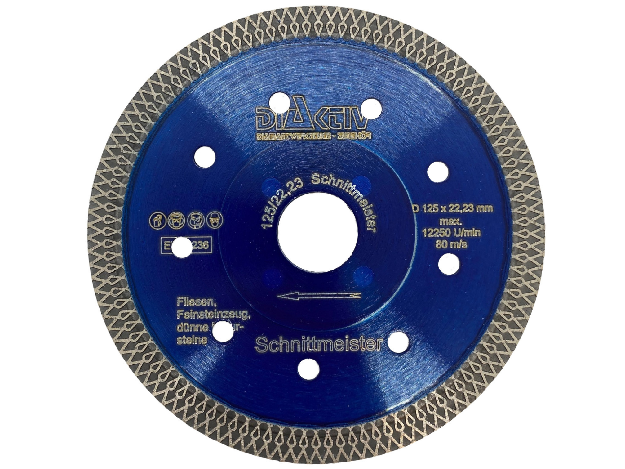 Jinys Splendi Master Diamanttrennscheibe für Fliesen 125 mm